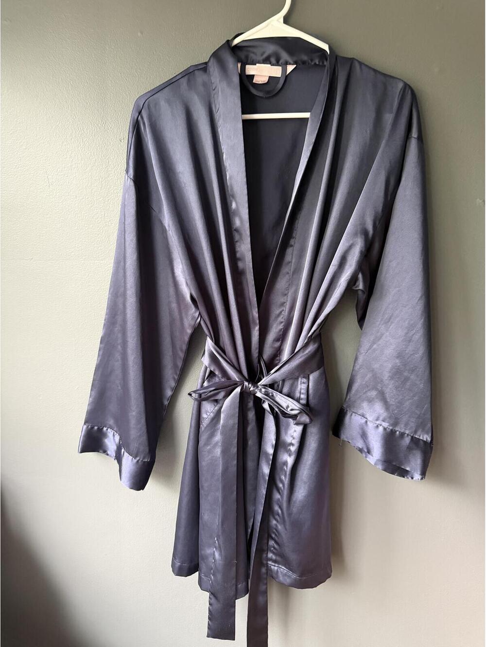 Victoria’s Secret Navy Robe with Waist Tie